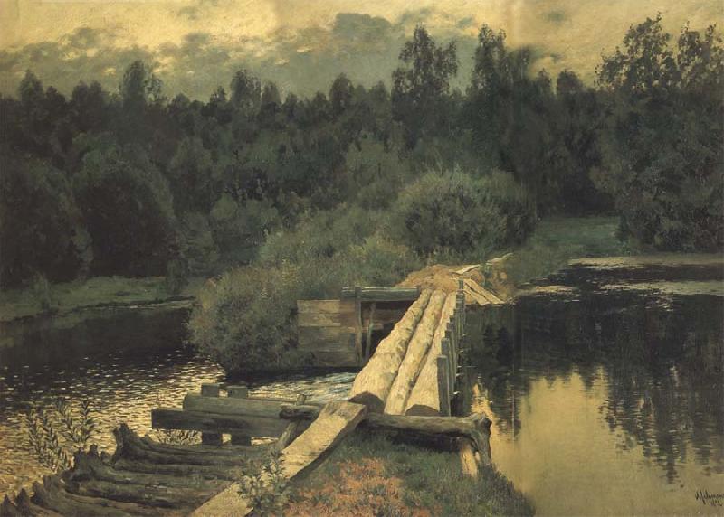 Levitan, Isaak An Der Untiefe France oil painting art